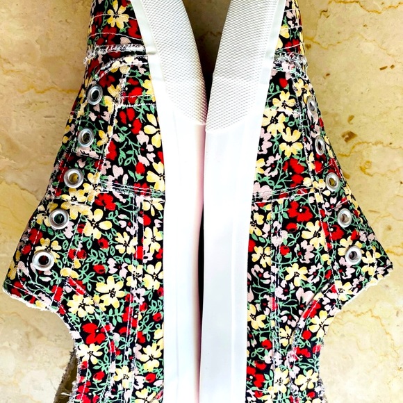 Corkys Women's Floral Canvas Sneakers - Red, Yellow, Black - Picture 6 of 10